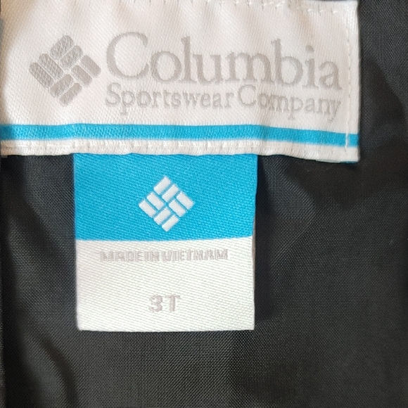 Columbia Black and Gray Kids Hooded Windbreaker Rain Jacket 3t - Picture 3 of 6